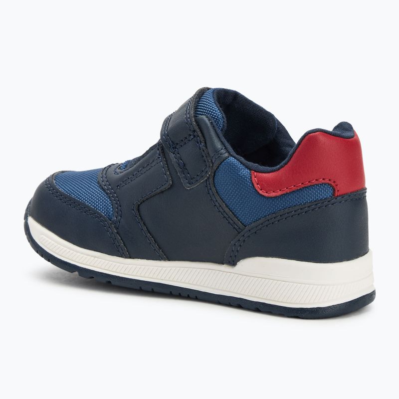 Geox Rishon, scarpe da bambino rosso/marino 3