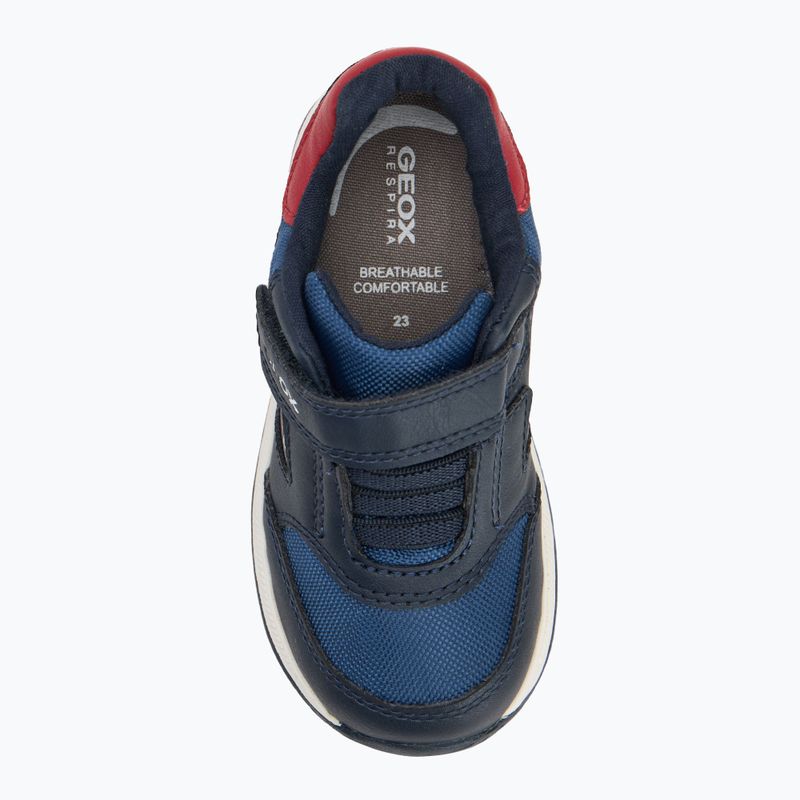 Geox Rishon, scarpe da bambino rosso/marino 5