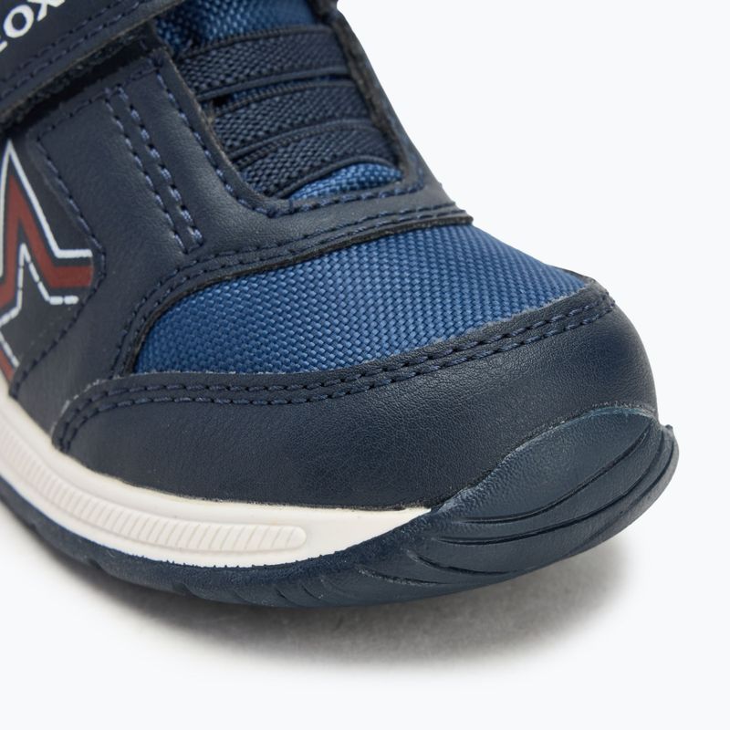 Geox Rishon, scarpe da bambino rosso/marino 7