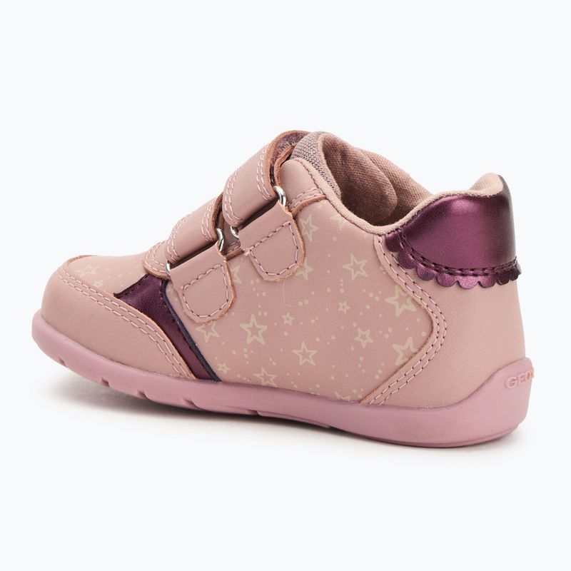 Geox Elthan rosa antico/prugna scarpe per bambini 3