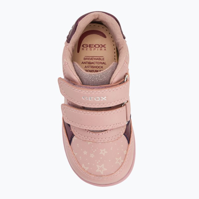 Geox Elthan rosa antico/prugna scarpe per bambini 5