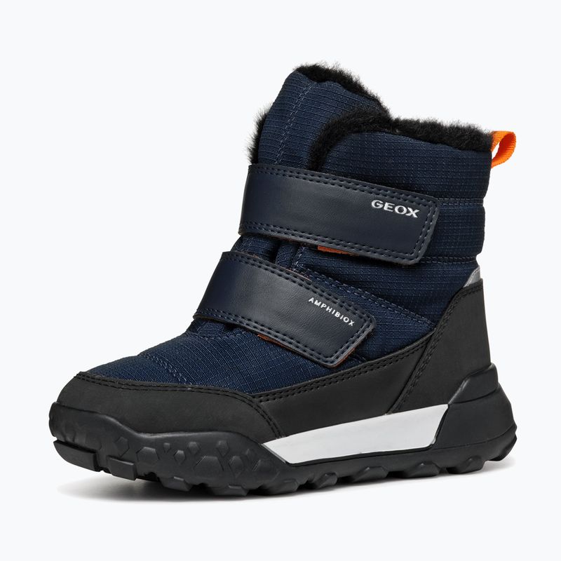 Geox Trekkyup ABX navy / nero stivali da neve per bambini 10