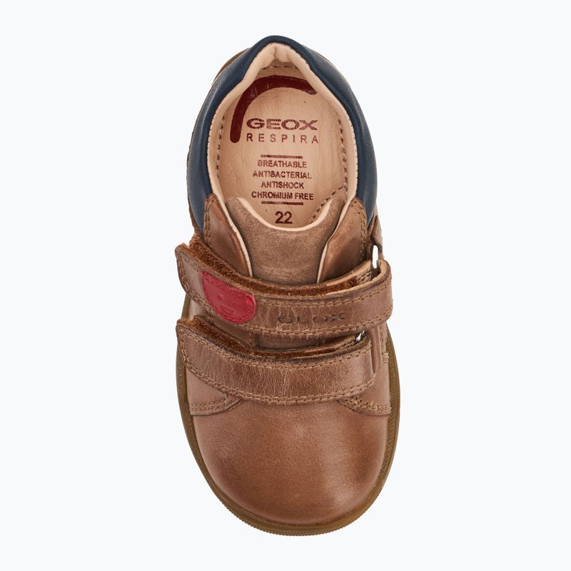 Scarpe Geox Macchia cognac per bambini 5
