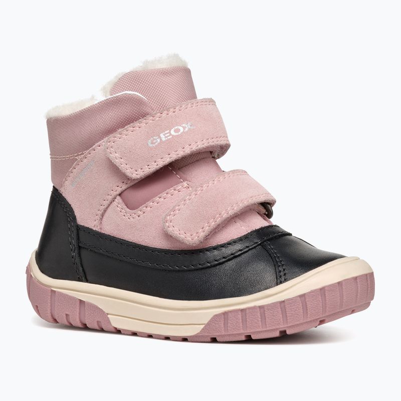 Geox Omar nero / rosa stivali da neve per bambini 8