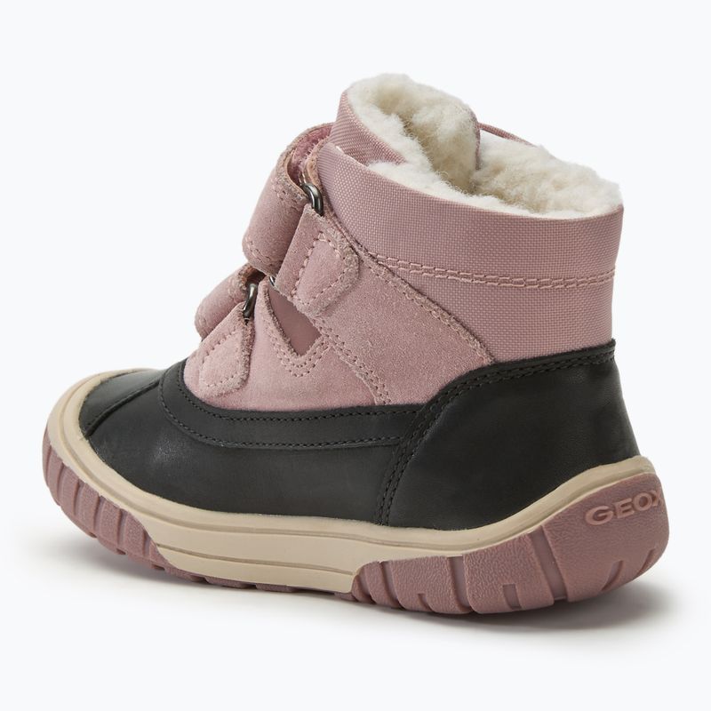 Geox Omar nero / rosa stivali da neve per bambini 3