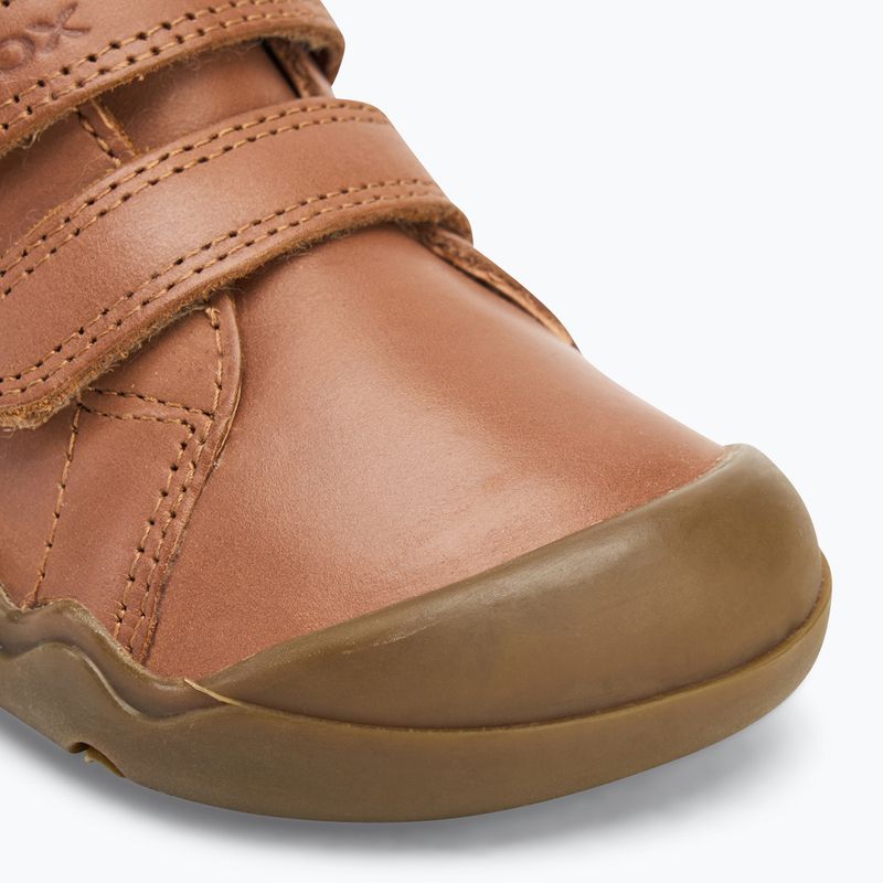 Geox Steppieup cognac scarpe per bambini a piedi nudi 7