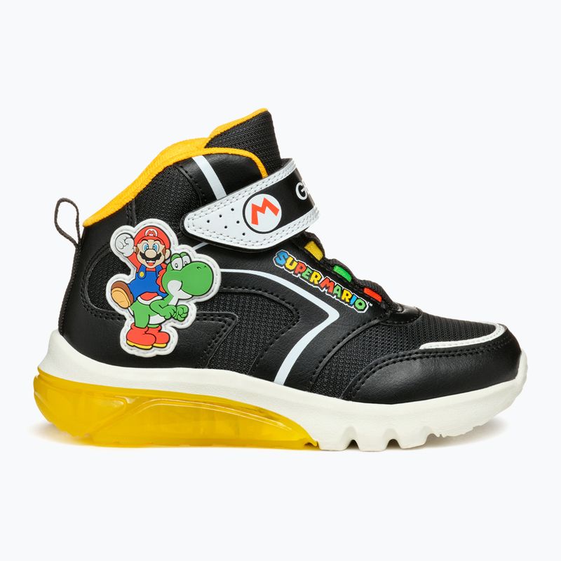 Geox Ciberdron nero/giallo scarpe junior 2