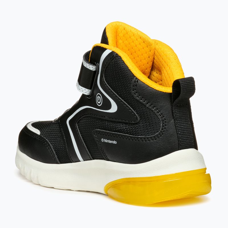 Geox Ciberdron nero/giallo scarpe junior 4