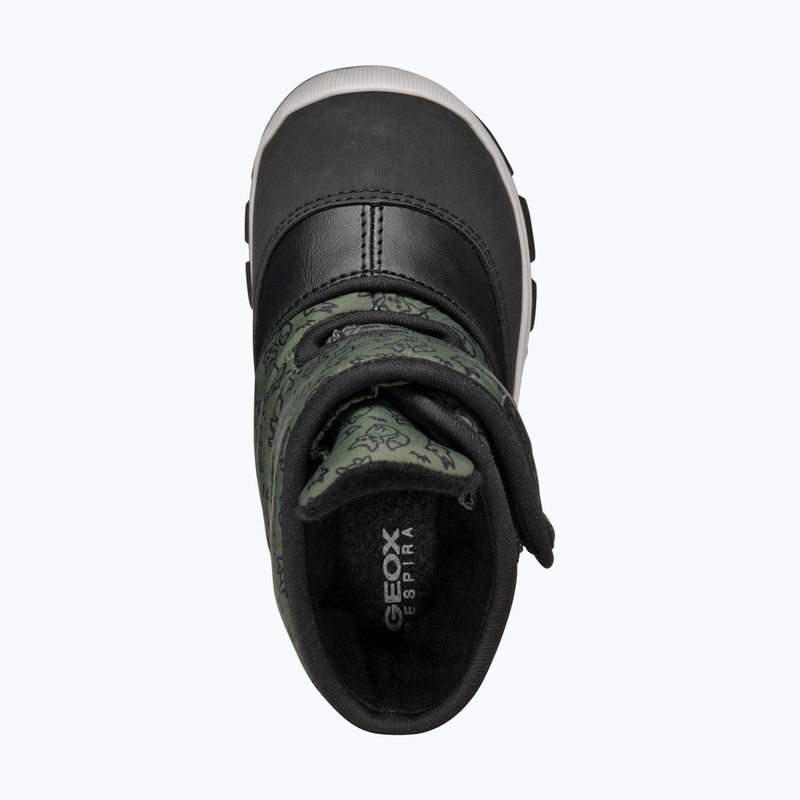 Geox Flanfil ABX nero / foresta stivali da neve per bambini 11