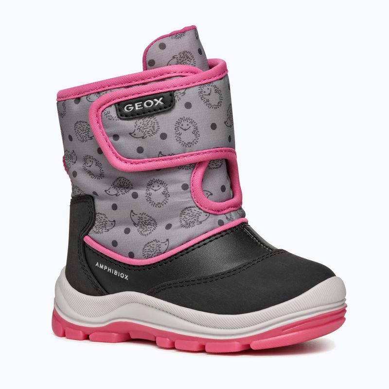 Geox Flanfil ABX stivali da neve per bambini nero / fucsia 8