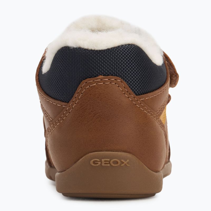 Geox Elthan tabacco / giallo scuro scarpe da bambino 6