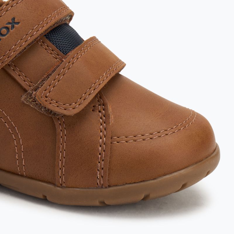 Geox Elthan tabacco / giallo scuro scarpe da bambino 7