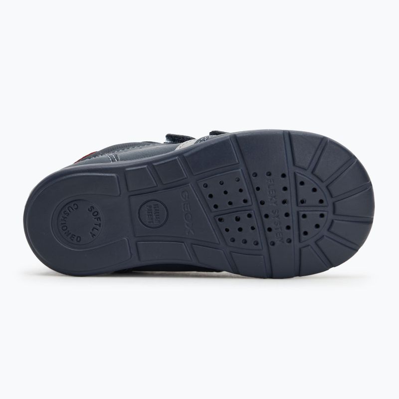 Geox Elthan scarpe da bambino blu oceano/rosso 4