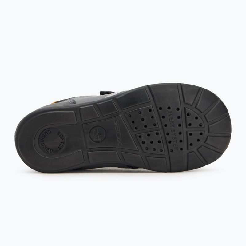 Geox Elthan nero/ocra scarpe da bambino 4