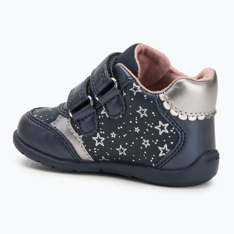 Scarpe Geox Elthan navy/argento scuro per bambini 3