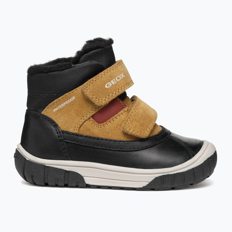 Geox Omar nero / curry stivali da neve per bambini 2