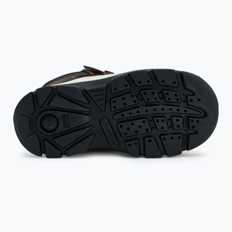 Geox Flantil ABX tabacco/nero scarpe da bambino 4