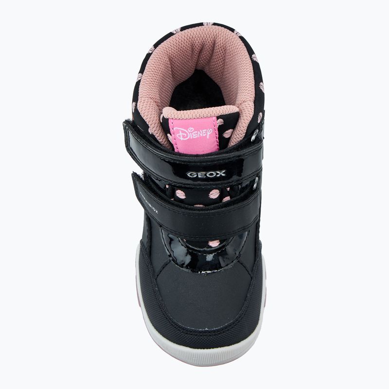 Geox Flantil ABX scarpe da bambino nero/rosa antico 5