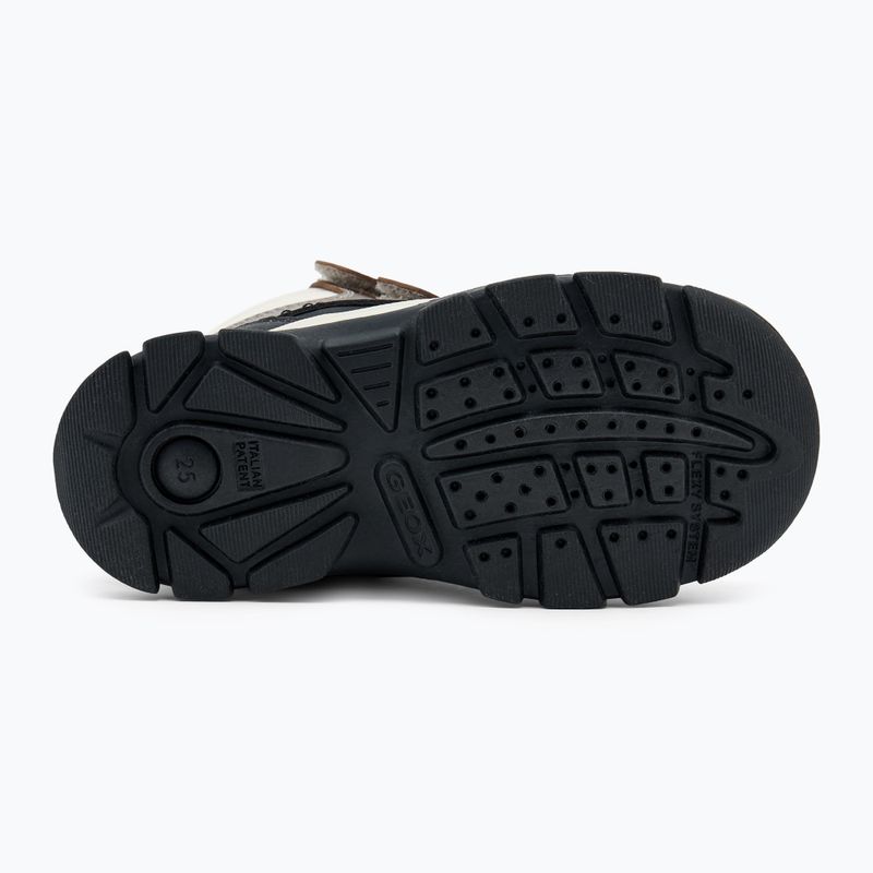 Geox Flantil ABX scarpe da bambino nero/beige scuro 4