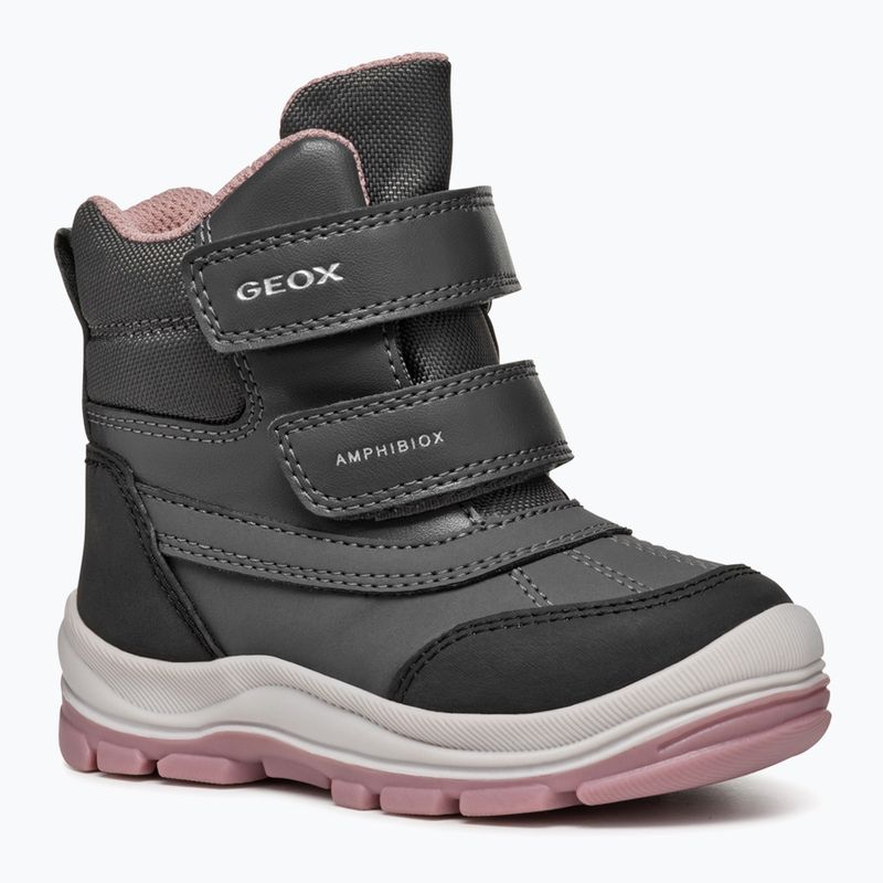 Geox Flantil ABX scarpe da bambino antracite/rosa scuro 8
