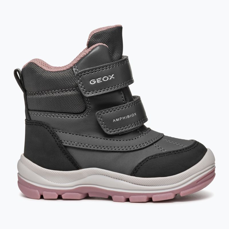 Geox Flantil ABX scarpe da bambino antracite/rosa scuro 9