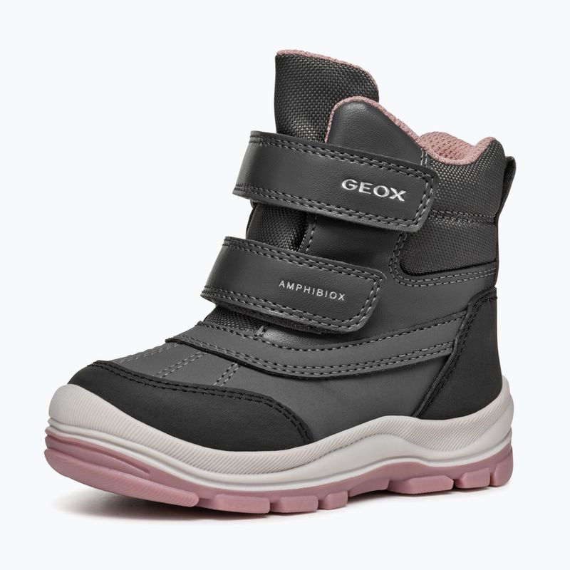 Geox Flantil ABX scarpe da bambino antracite/rosa scuro 10