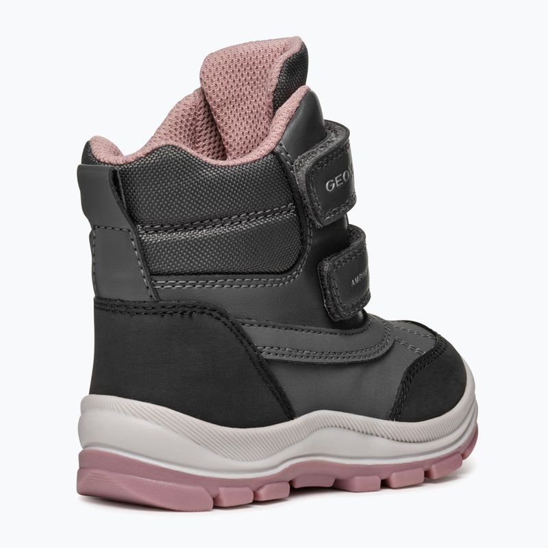 Geox Flantil ABX scarpe da bambino antracite/rosa scuro 12