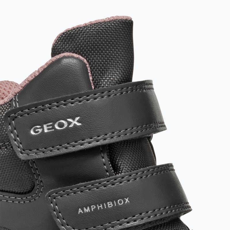 Geox Flantil ABX scarpe da bambino antracite/rosa scuro 14