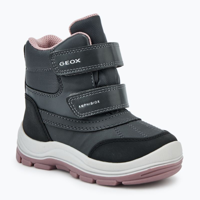 Geox Flantil ABX scarpe da bambino antracite/rosa scuro