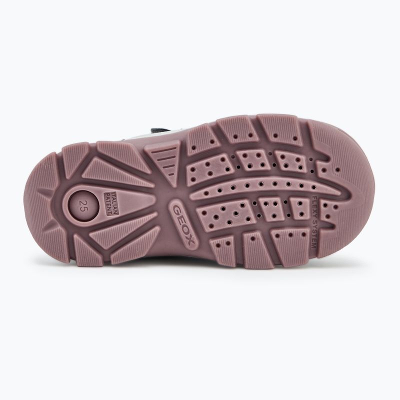 Geox Flantil ABX scarpe da bambino antracite/rosa scuro 4