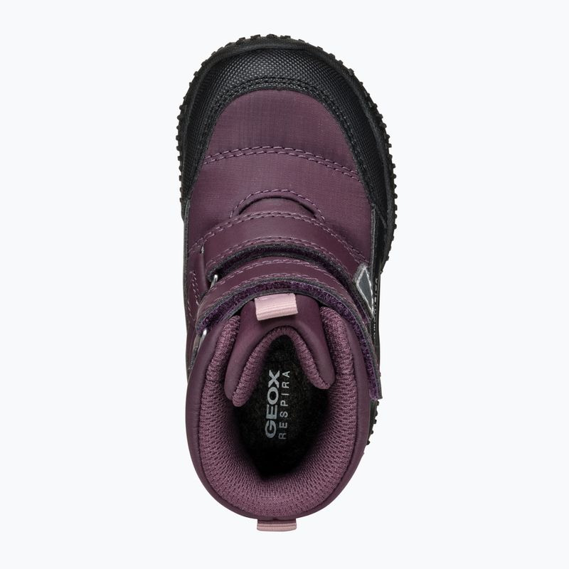 Geox Baltic ABX bordeaux scuro/nero stivali da neve per bambini 12