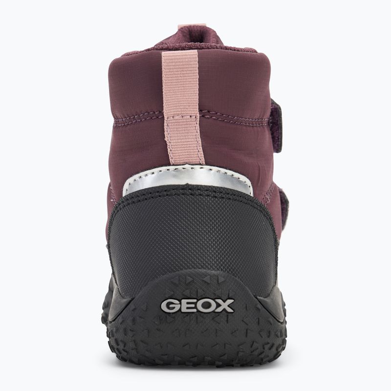 Geox Baltic ABX bordeaux scuro/nero stivali da neve per bambini 6