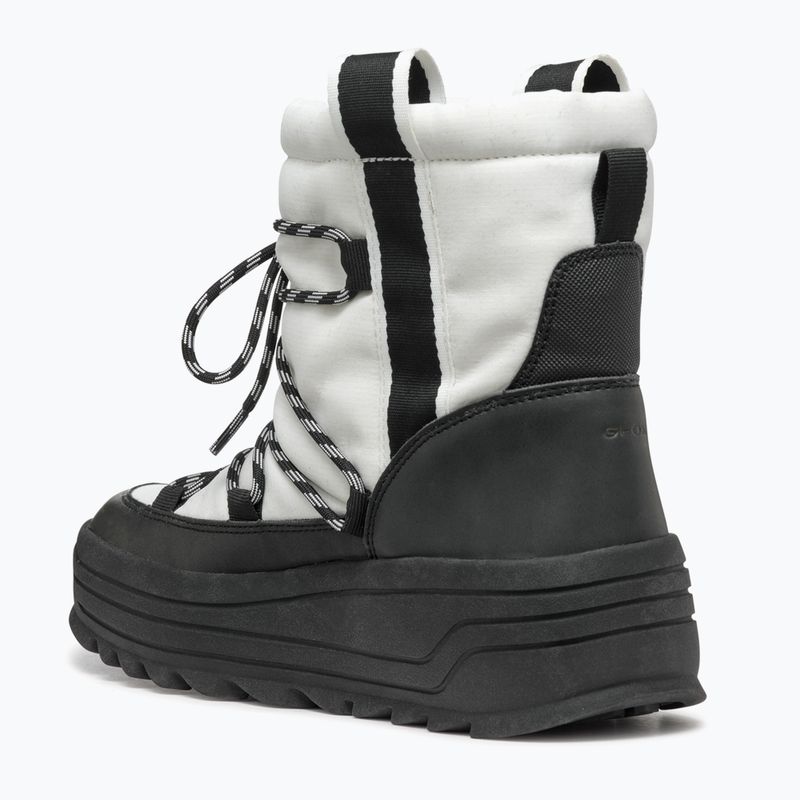 Geox Donna Milleiny ABX stivali da neve bianco / nero 10