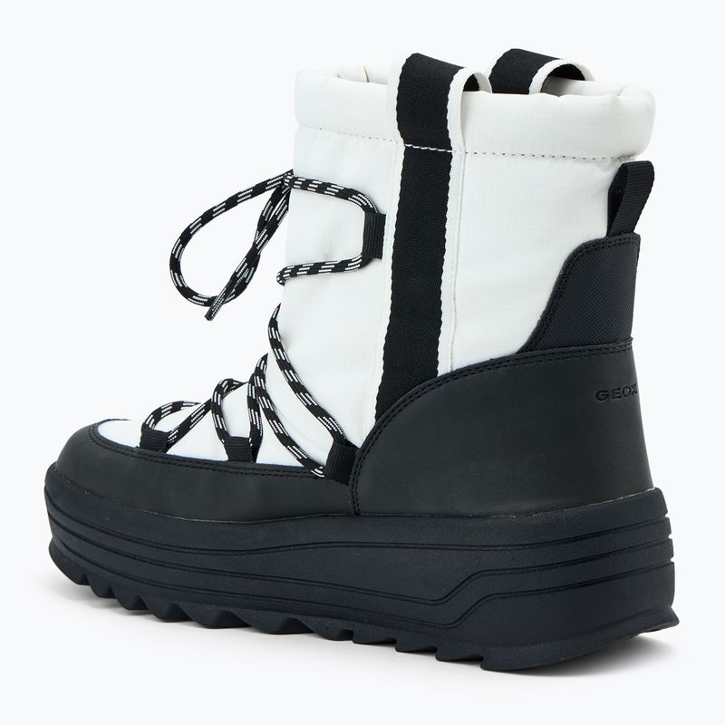 Geox Donna Milleiny ABX stivali da neve bianco / nero 3