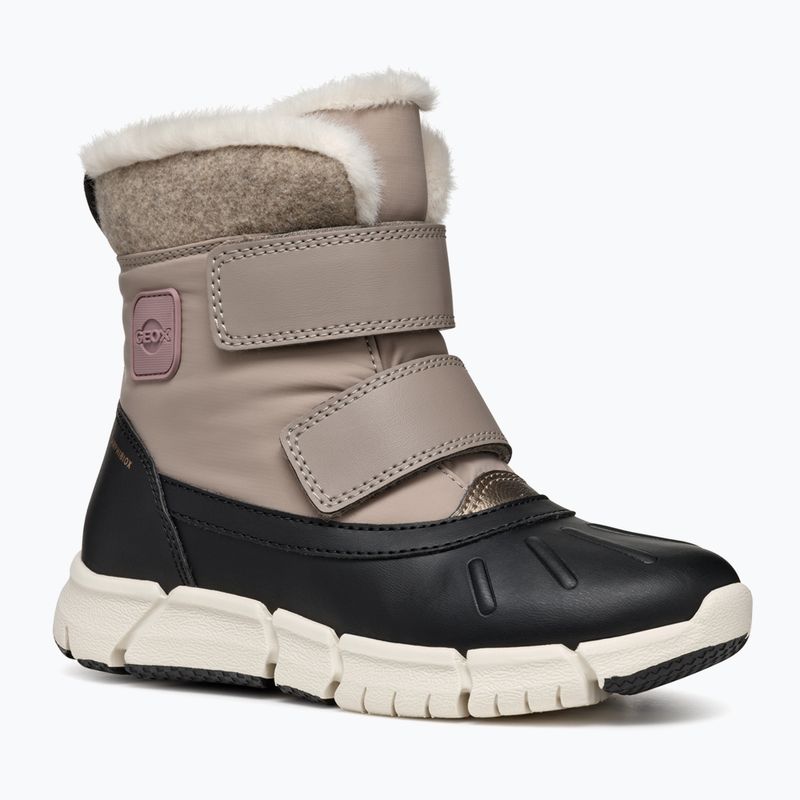 Geox Flexyper ABX beige scuro/nero stivali da neve junior