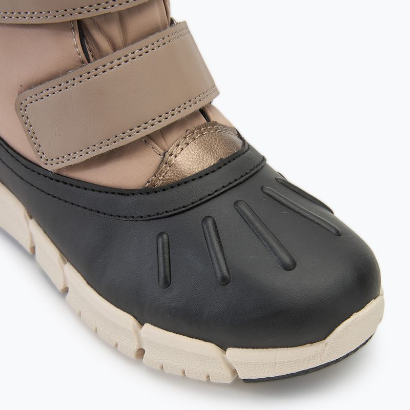 Geox Flexyper ABX beige scuro/nero stivali da neve junior 7
