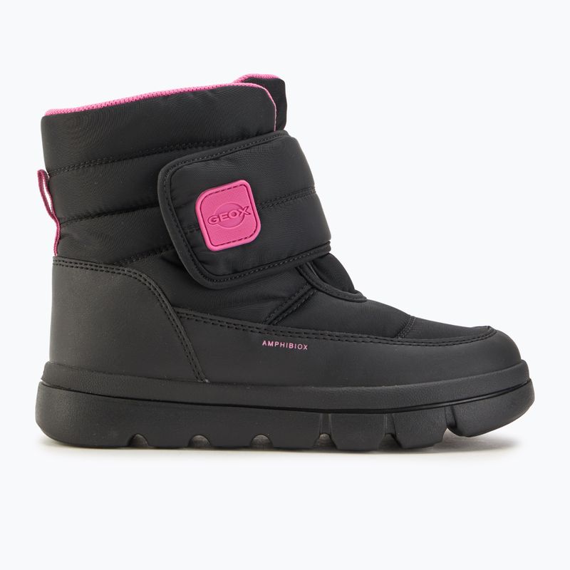 Geox Willaboom ABX stivali da neve per bambini nero / fucsia 2