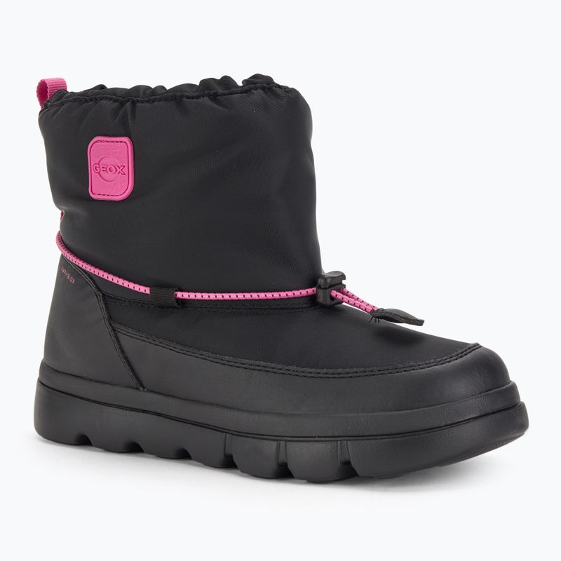 Geox Willaboom ABX stivali da neve per bambini nero / fucsia