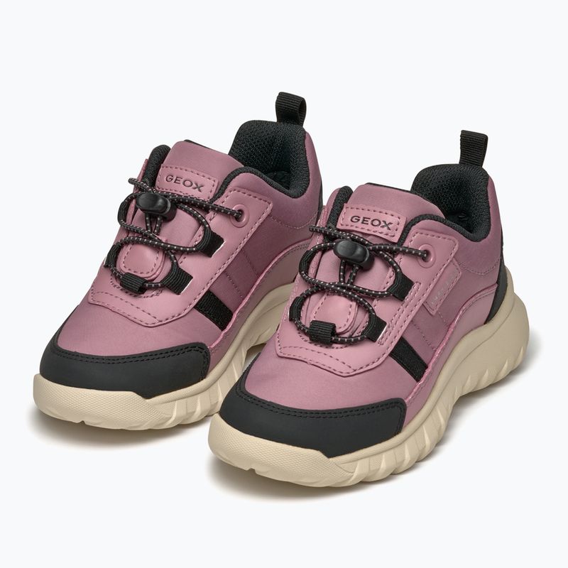 Geox Simbyos ABX scarpe junior rosa scuro/nero 3