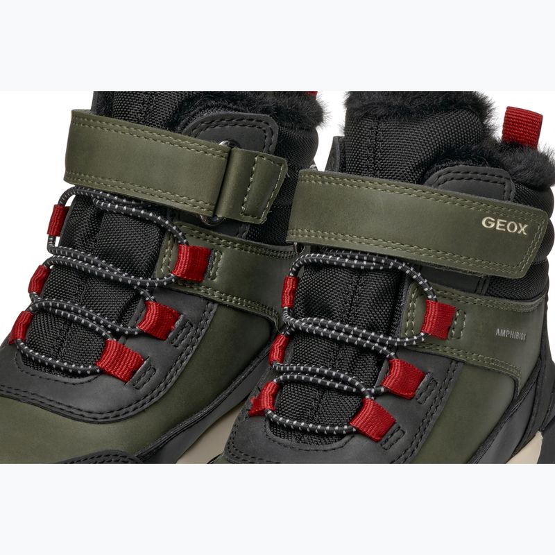 Geox Trekkyup ABX verde scuro/nero stivali da neve junior 14