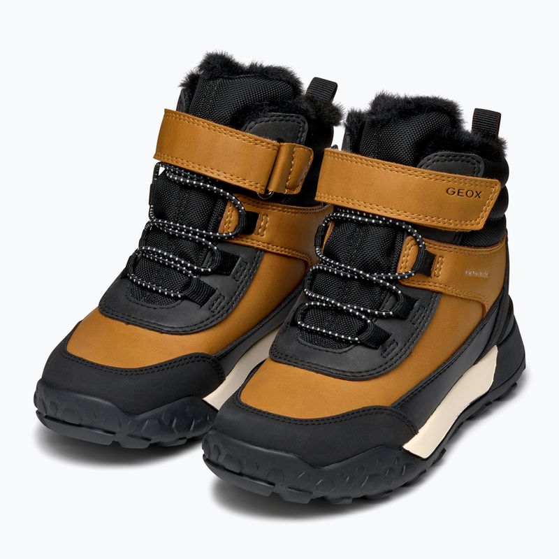 Geox Trekkyup ABX junior stivali da neve giallo scuro/nero 10