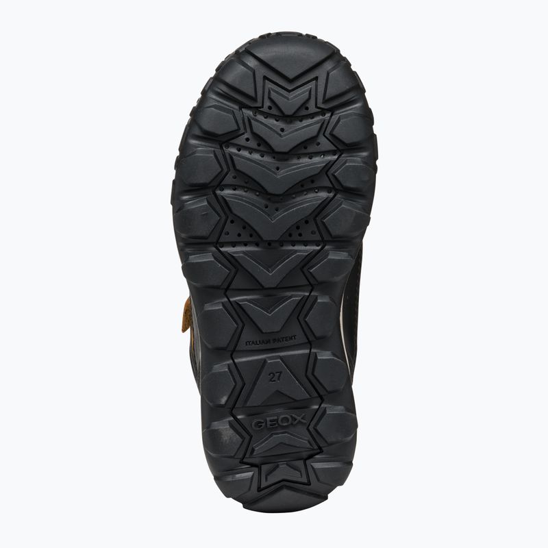 Geox Trekkyup ABX junior stivali da neve giallo scuro/nero 13