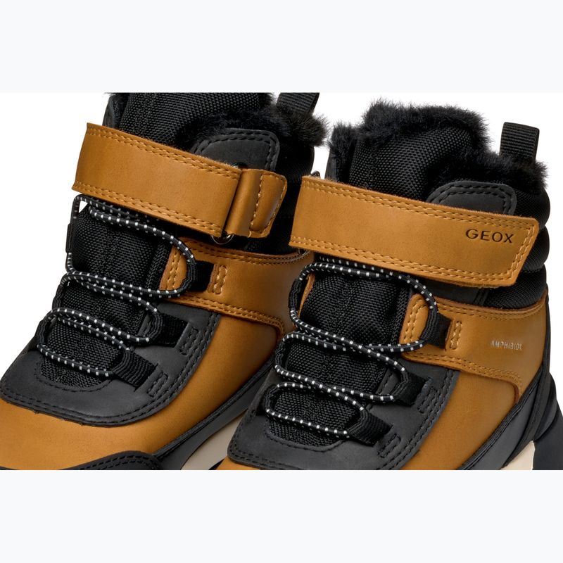 Geox Trekkyup ABX junior stivali da neve giallo scuro/nero 14
