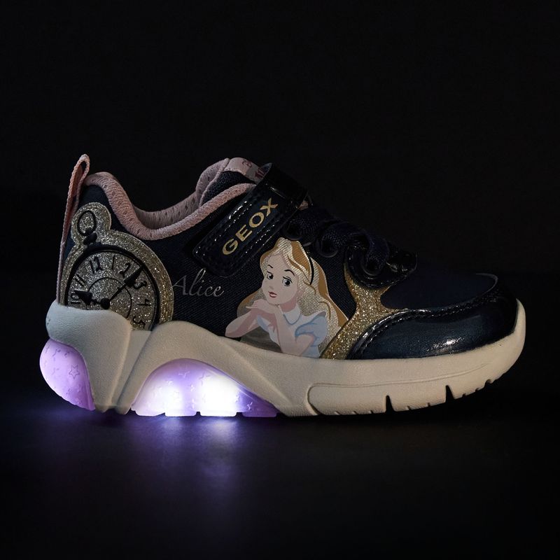 Scarpe Geox Fadinlight per bambini, blu scuro/platino 8