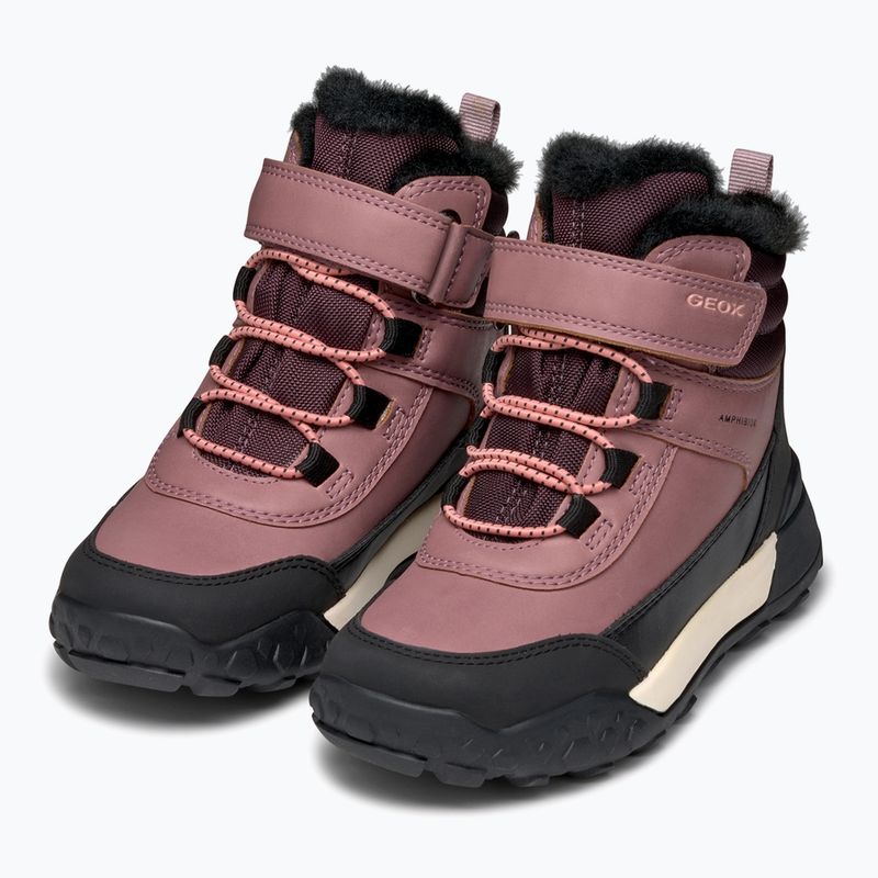 Geox Trekkyup ABX rosa scuro stivali da neve junior 10