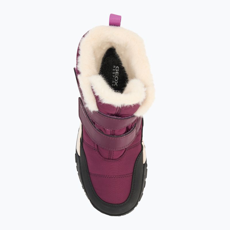 Geox Trekkyup ABX bordeaux stivali da neve junior 5