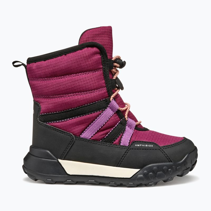 Geox Trekkyup ABX lampone scuro/nero stivali da neve junior 9