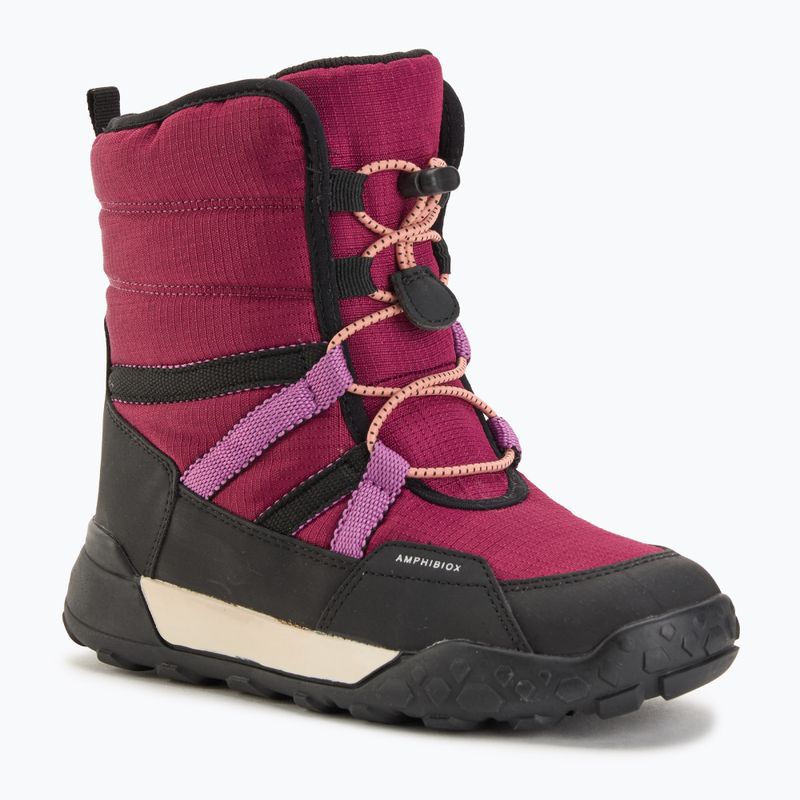 Geox Trekkyup ABX lampone scuro/nero stivali da neve junior