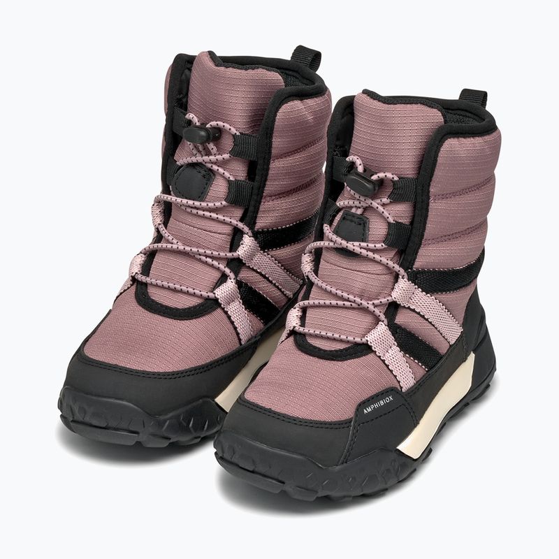 Geox Trekkyup ABX junior stivali da neve rosa antico / nero 11