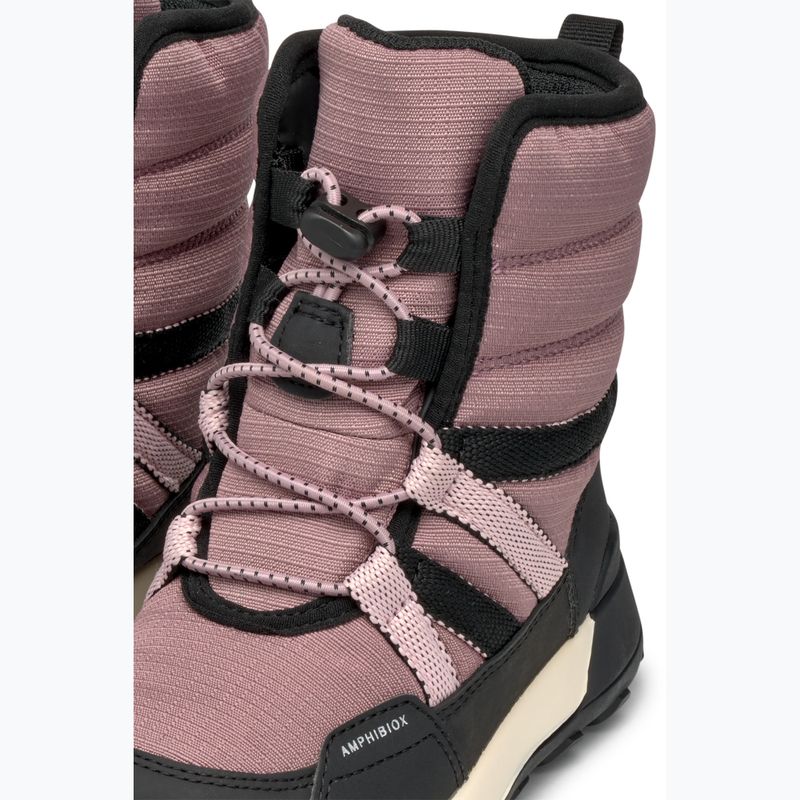 Geox Trekkyup ABX junior stivali da neve rosa antico / nero 15